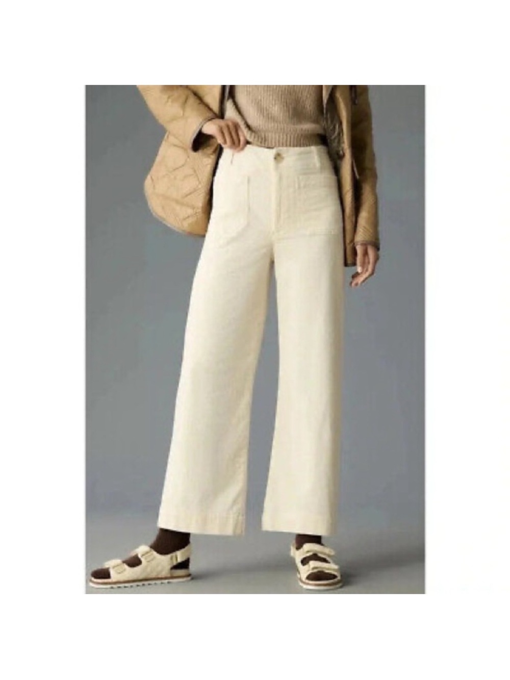 Anthropologie Maeve The Colette Corduroy Ankle/crop